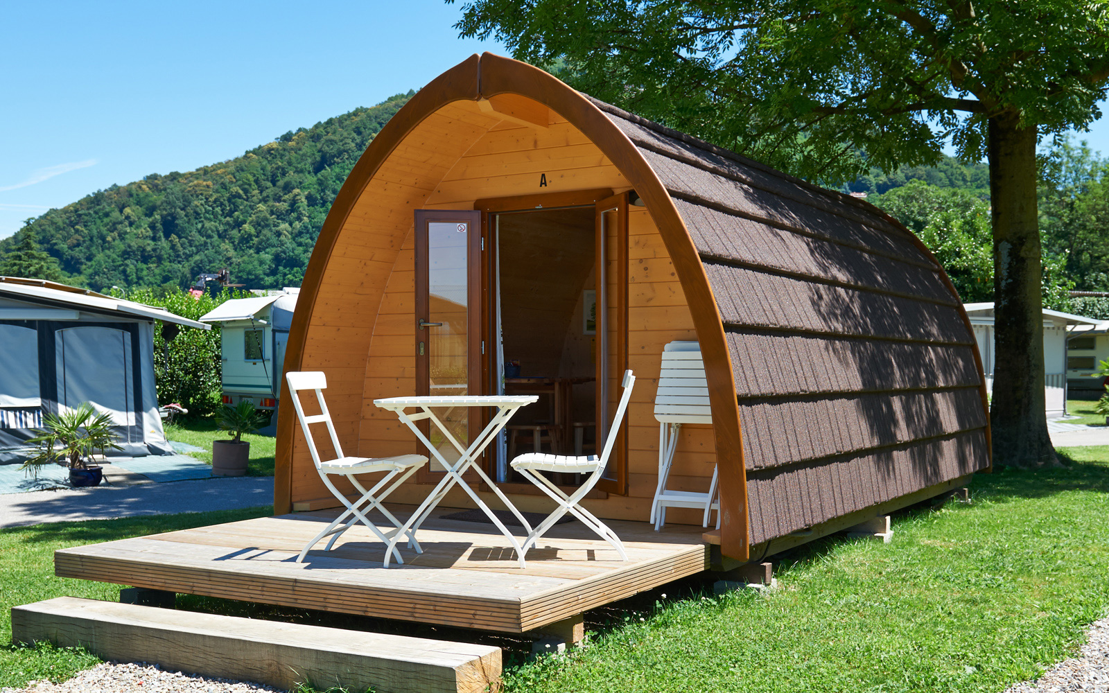 Glamping Schweiz See Family Pods Deluxe